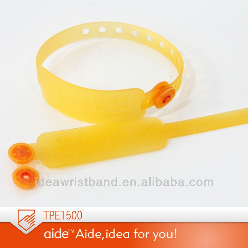 Plastic entertainment wristband TPE1500