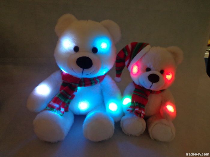 LED plush teddy bear