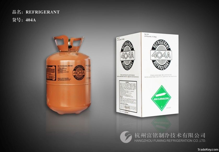 R404a refrigerant gas for air conditioning 10.9kg cylinder
