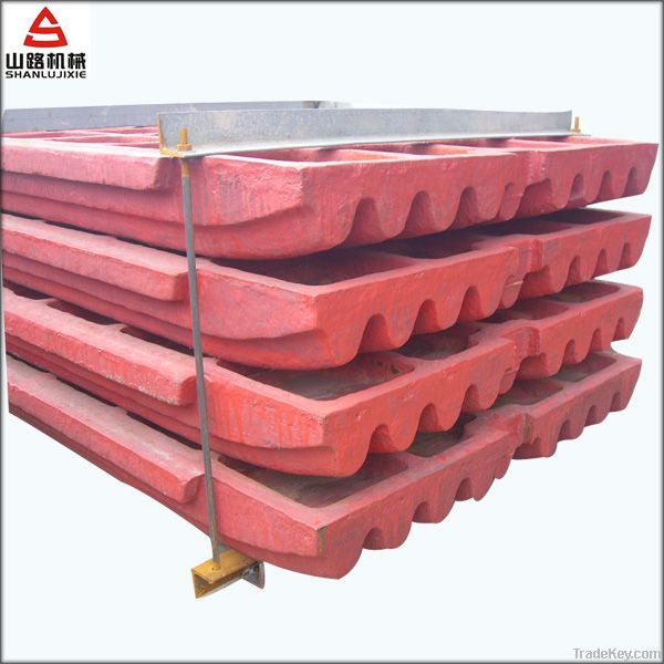 high manganese jaw plate for jaw crusher