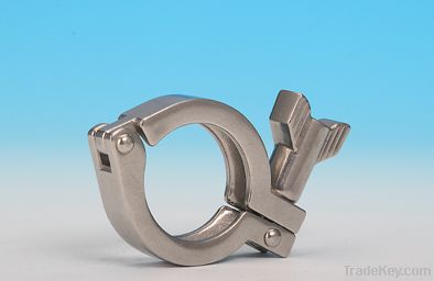 sanitary stainless steel heavy-duty single-bolt 13MHH clamp