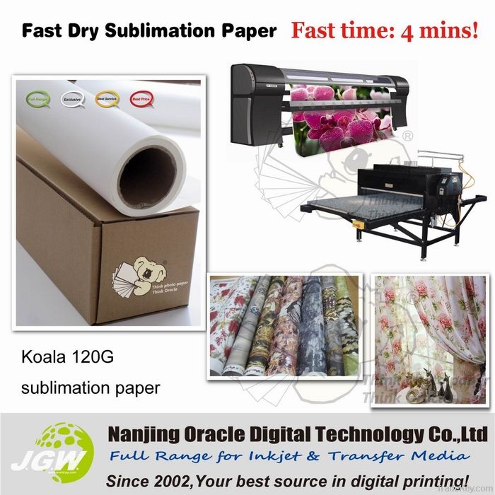 120gsm Fast Dry Sublimation Paper