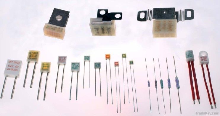 Mini Circuit breakers, Thermal fuses, Thermal cutoff(TCO), Thermal link