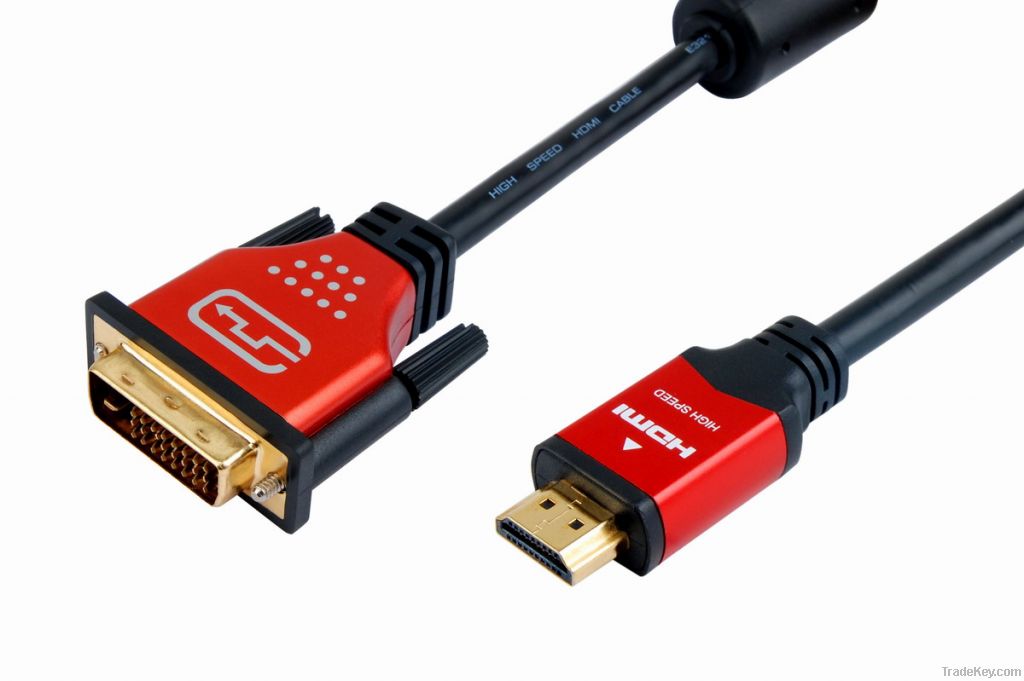 24+1 DVI TO  HDMI CABLE