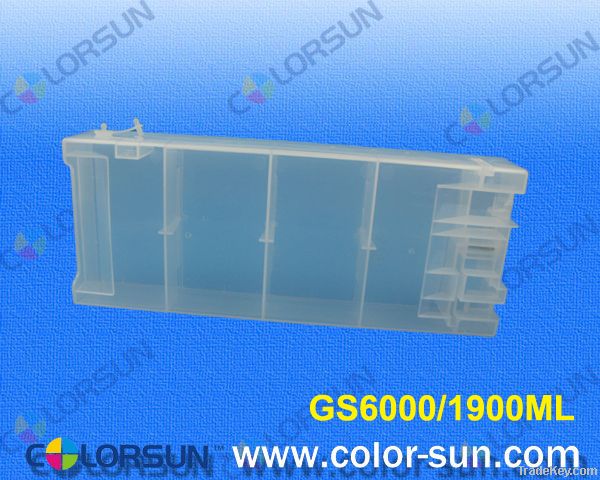refillable ink cartridge for epson GS6000(1900ml)