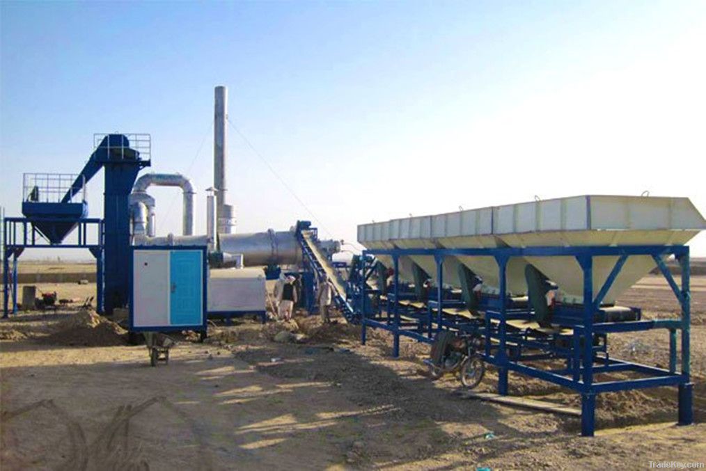 continuous asphalt mixing plant