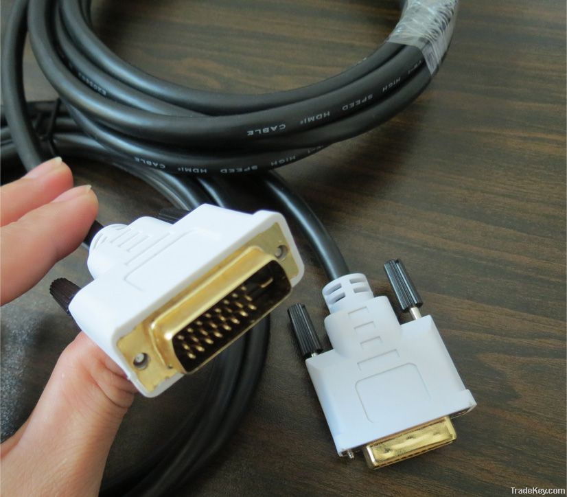 10 ft DVI-D male to male dual link Cable