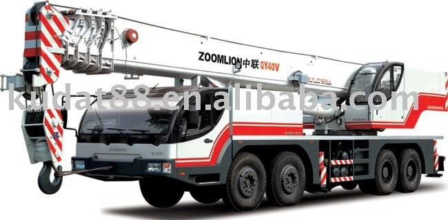 QY40V531 full hydraulic truck crane (40 ton lifting weight mobile crane)