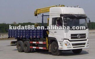 DONGFENG TIANLONG double axles truck mounted crane (10T)