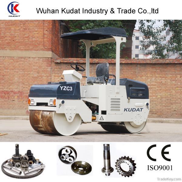 Tandem vibrating Road Roller with CE (6 ton )