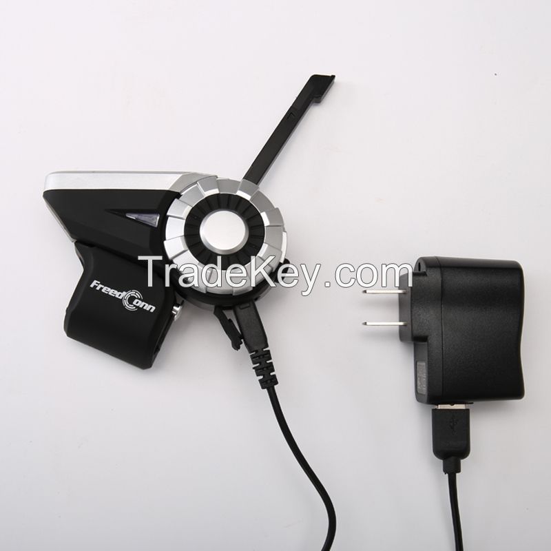 Hot sale Full duplex T-Rex Motorcycle 1500M BT Helmet Intercom for 8 Riders at the time Talking