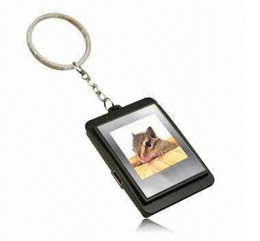 Mini digital photo frame with keychain + 2GB USB