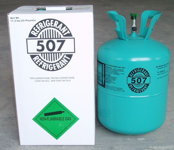 R507refrigerant gas cylinder 11.3kg for refrigerator freezer
