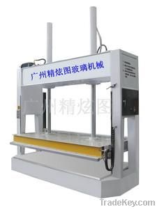 Baking paint glass machine