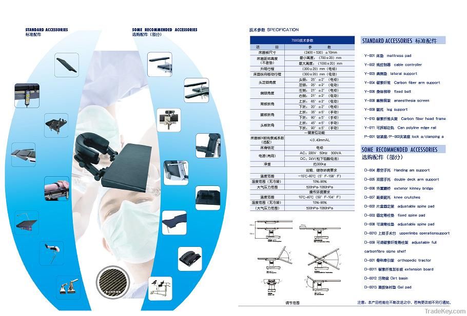 medical operating table