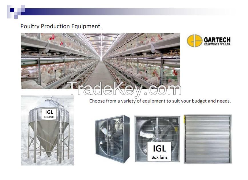 Poultry Production Equipment.