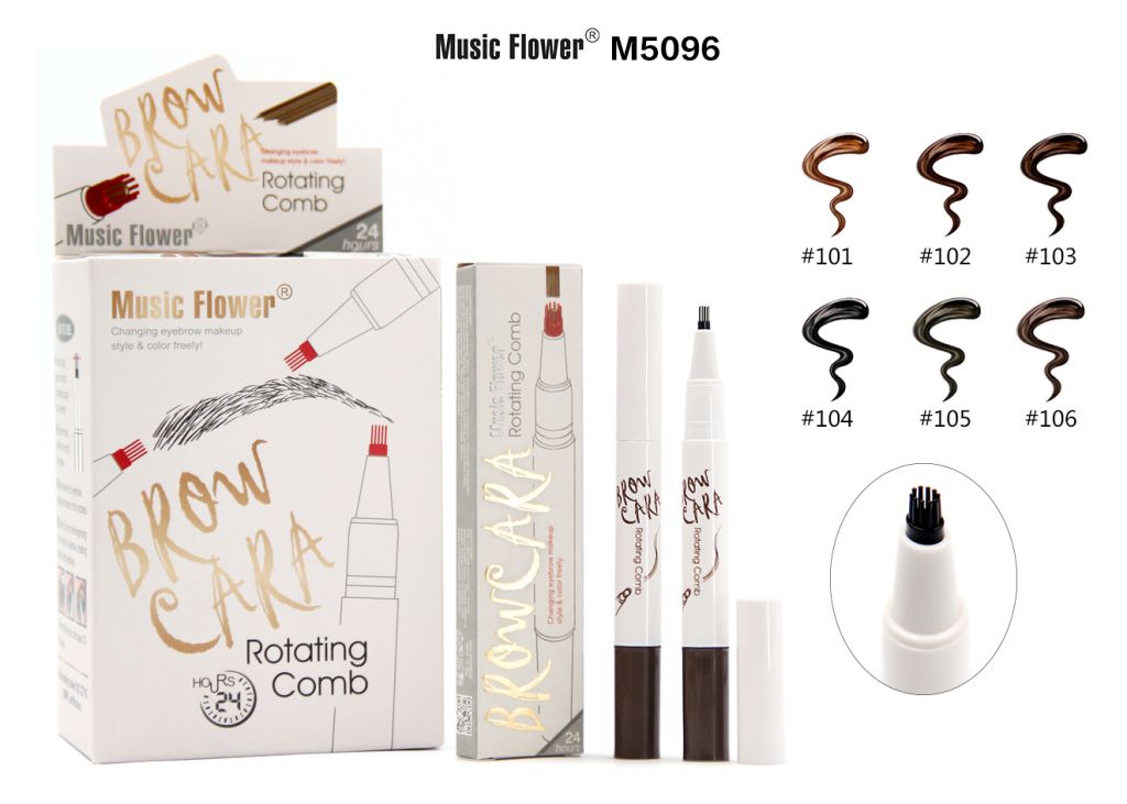Music Flower BROW CARA ROTATING COMB M5096