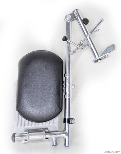 High back half recline steel manual wheelchair