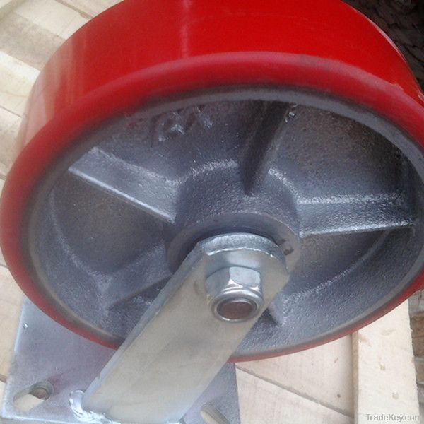 Industrial pu heavy duty caster wheel