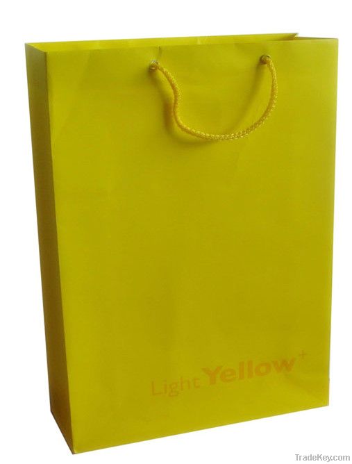 Green Recycle Printed Paper Bag