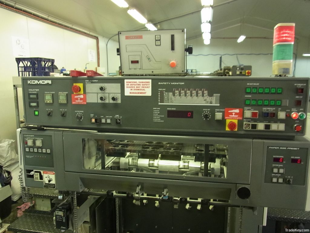 Komori L628 offset printer