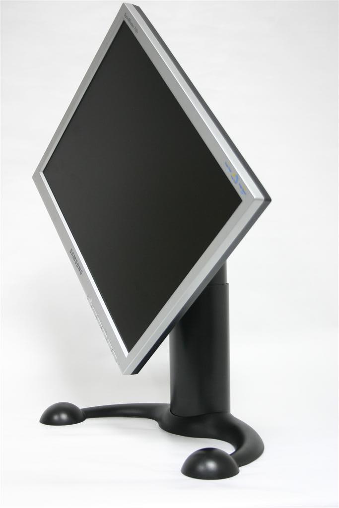 Ergonomic LCD height adjustable stand