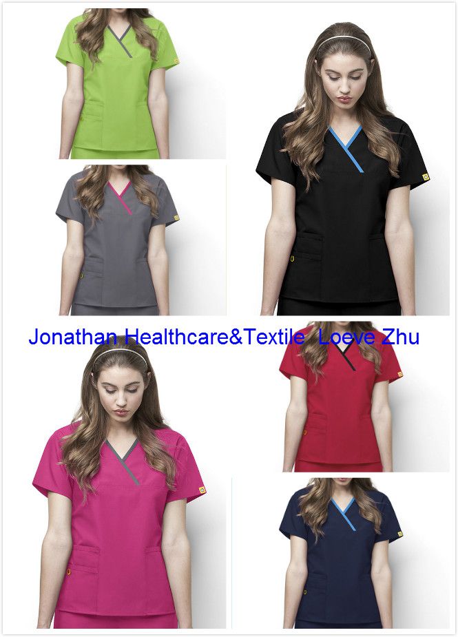 65/35TC fashion medical scrub suits, hospital nurse uniform,