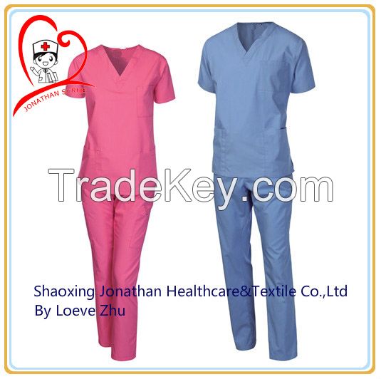 OEM medical scrub suit; fashion design hospital staff uniform By Jonathan  Healthcare