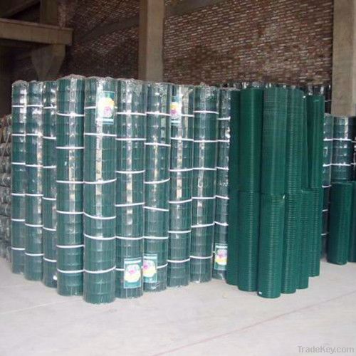 Green PVC Coated Welded Wire Mesh Roll