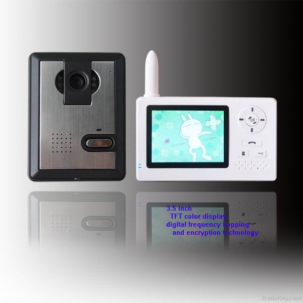 3.5'' Wireless video door phone
