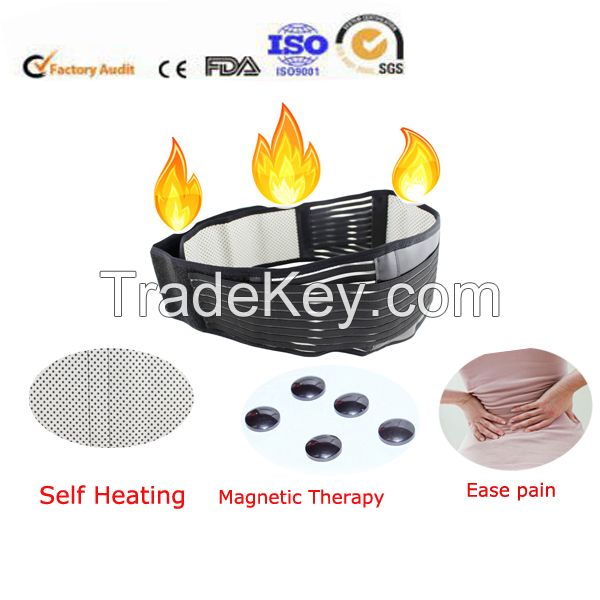 Hot sales Tourmaline Self Heating Magnetic Waist Support Belt