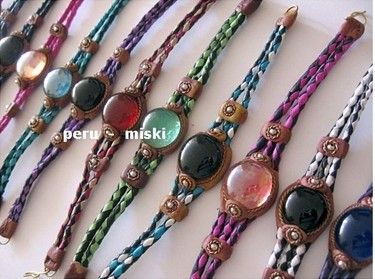 Braided leather bracelets