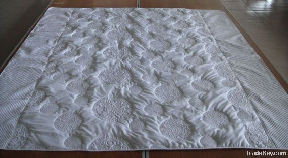 embossed bed quilt