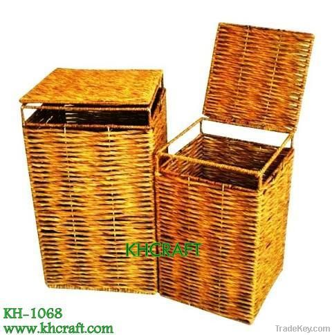 Water Hyacinth Laundry Hamper KH-1068