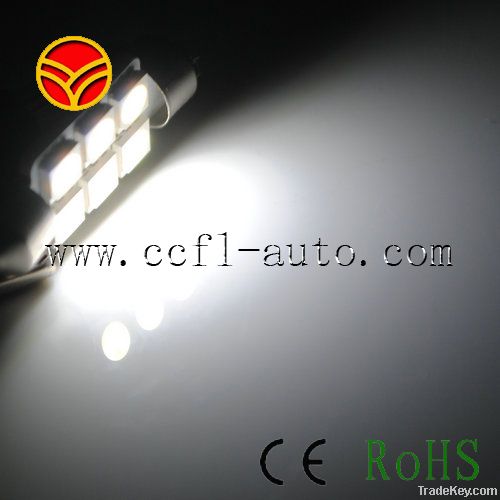 without alarm system festoon 6smd5050 36mm led