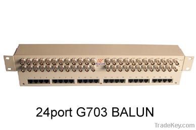 24port G703 Balun |75ohm to 120ohm Impedance Converter