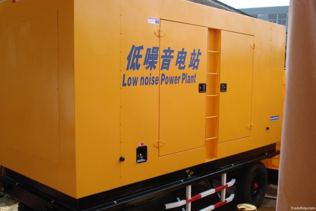 Silent diesel generator set