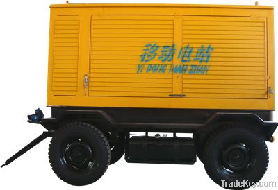 Mobile diesel generator set