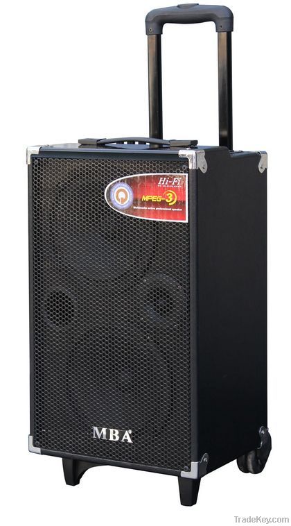 Popular trolley speaker with dual 8 inch speaker