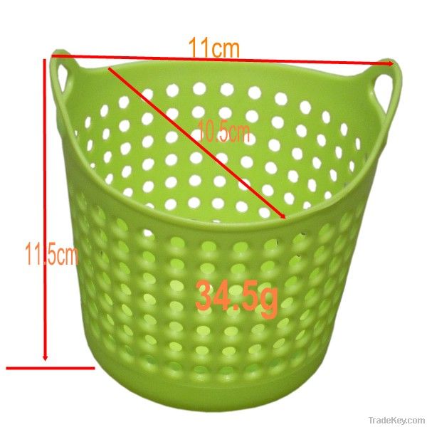 Small plastic storage basket, pen bucket mini bucket