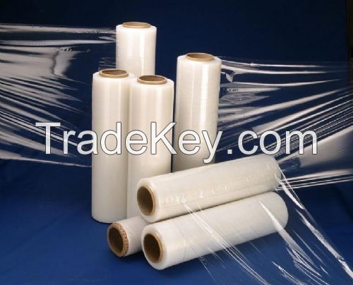 PE stretch film for hand use, machine use,small roll stretch film for packing
