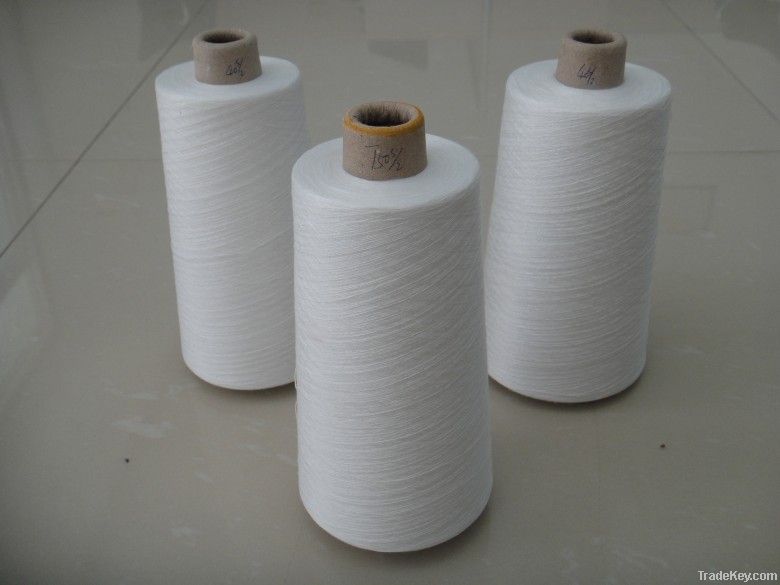 Polyester spun yarn