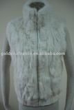 popular knitted rabbit fur vest