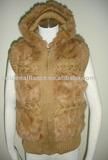 popular knitted rabbit fur vest