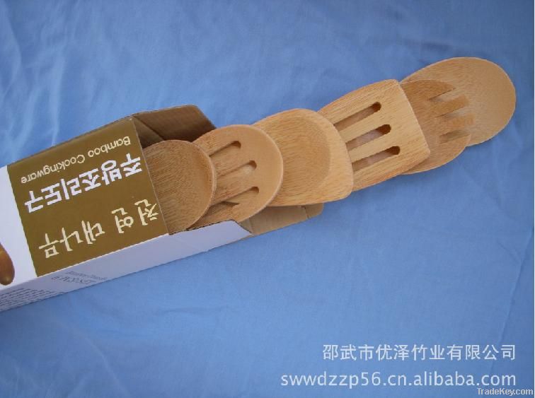 High Quality Bamboo Kitchen Utensil Set