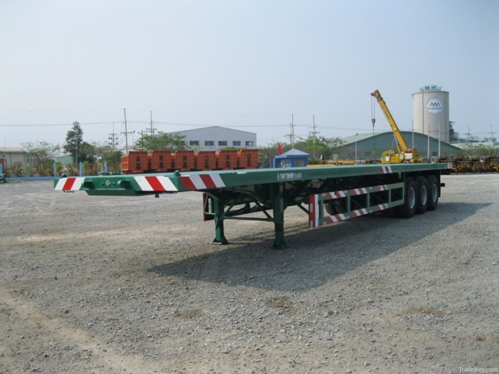 Flat bed trailer