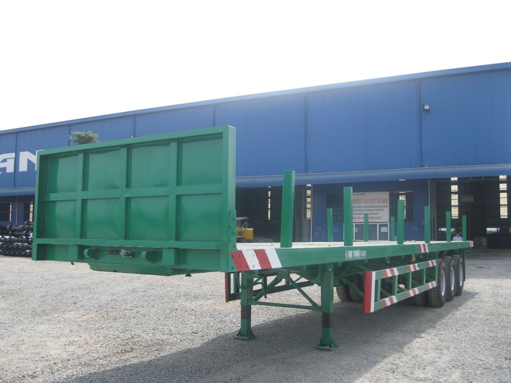 Flat bed trailer