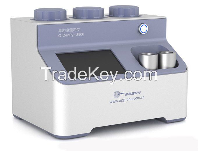 gas pycnometer analyzer for true density, open and closed porosity