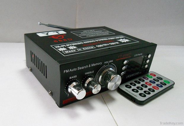 NEW!!! Hi-Fi stereo audio power amplifier with FM+MP3+DVD with LED