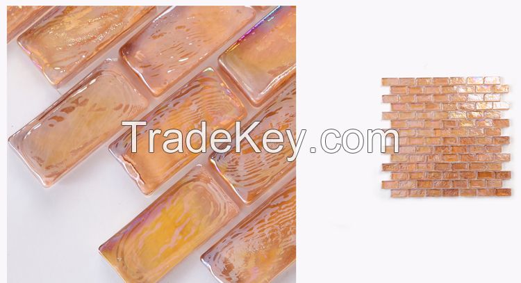 Mix Glass mosaic -  Orange